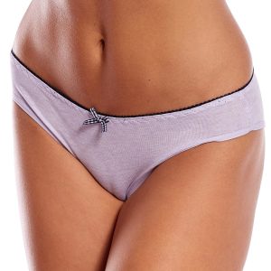 Wholesale Purple Cotton Women's Briefs