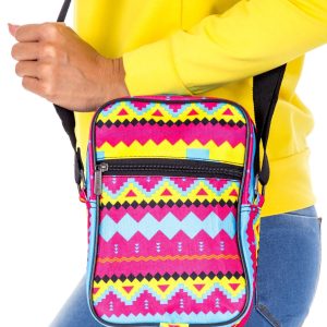 Wholesale Messenger bag in ethnic pattern