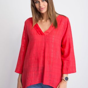 Wholesale Red Blouse Hollaback