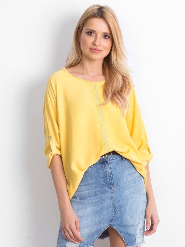 Wholesale Yellow blouse Cherubic