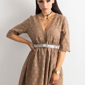 Wholesale Brown Casual Dress