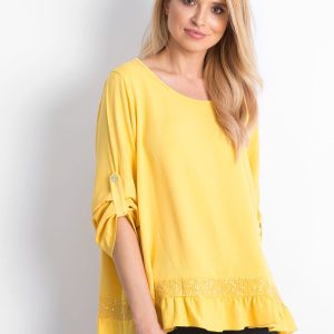 Wholesale Yellow blouse Nostalgic