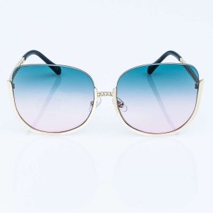 Wholesale Large Ladies Oval Sunglasses HALF FRAME