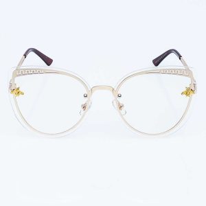 Wholesale Golden sunglasses CAT EYE with BLUE LIGHT filter