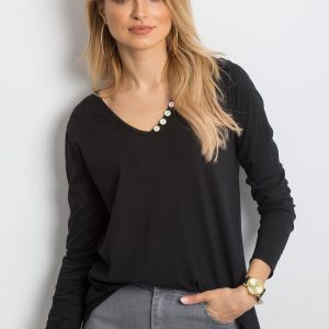 Wholesale Black blouse Prompting