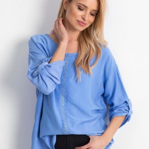 Wholesale Blue blouse Cherubic