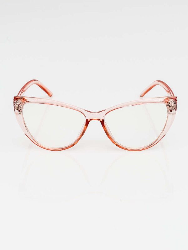 Wholesale Pink CAT EYE Zero Glasses