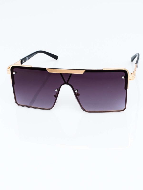 Wholesale Large Coffee Rat Sunglasses