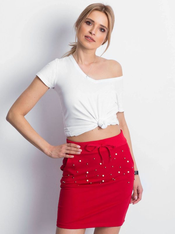 Wholesale Red Lovingly skirt