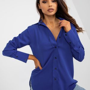 Wholesale Cobalt women's classic shirt with collar