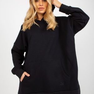 Wholesale Black oversize hoodie MAYFLIES