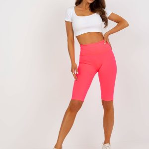 Wholesale Fluo Pink Cotton Cycling Shorts Cycling Shorts