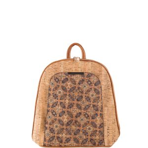 Wholesale Light Brown Patterned Women's Backpack