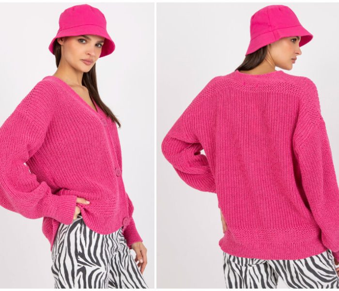 Pink cardigan from wholesale – charming must have in store