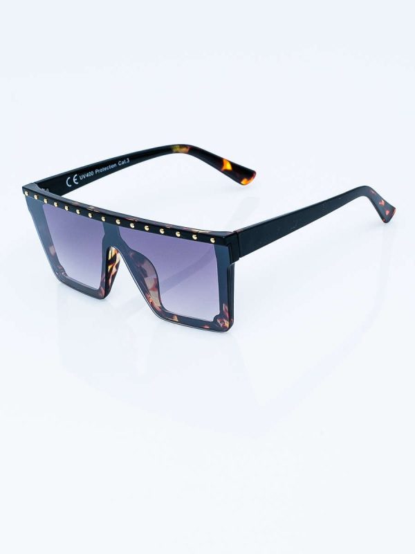 Wholesale Square studded sunglasses