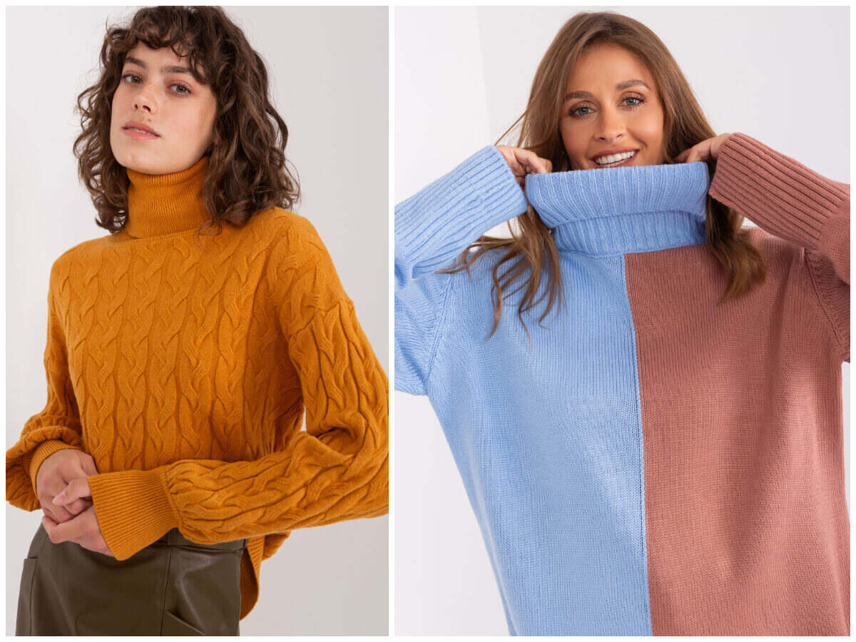 Warm women’s turtleneck – a stylish basis for winter looks