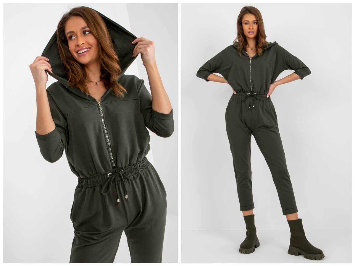 Women’s cotton jumpsuit – fashionable style for autumn days