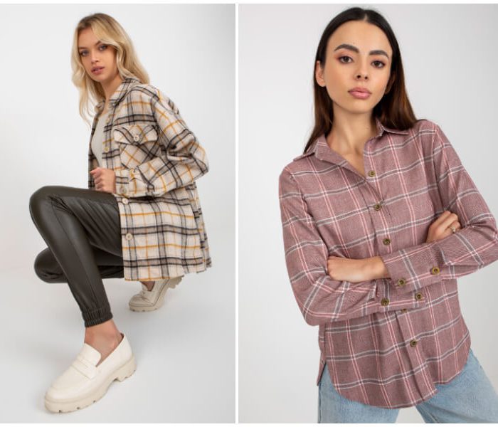 Women’s plaid shirt in wholesale – a real hit for autumn and winter