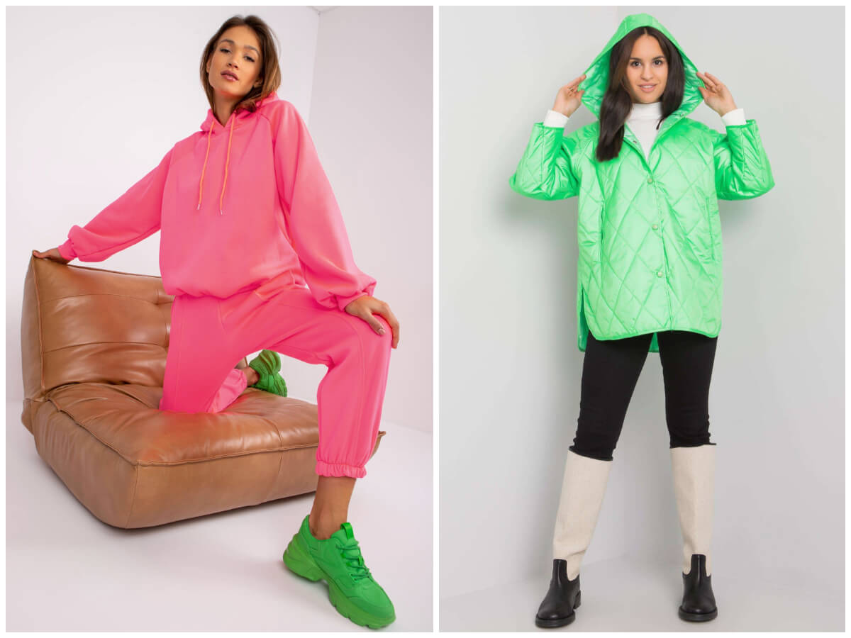 Neon color of clothes for autumn and winter – are such shades fashionable?