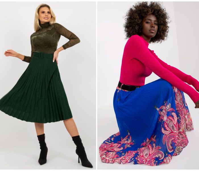 Pleated skirts wholesale – see the collection for autumn and winter