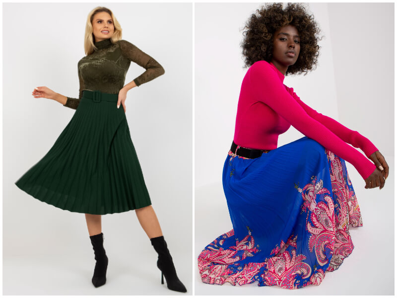 Pleated skirts wholesale – see the collection for autumn and winter