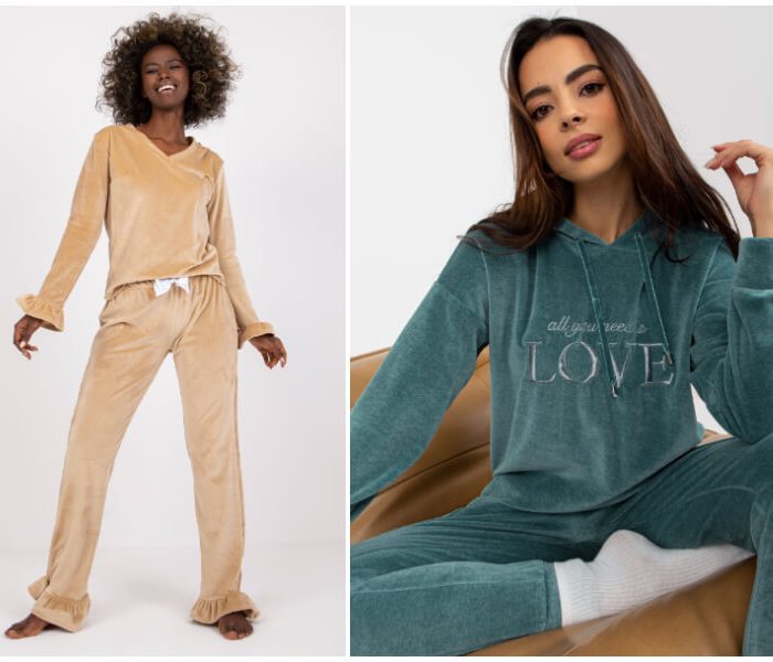 Velor pajamas from wholesale – the perfect sleeping set for winter