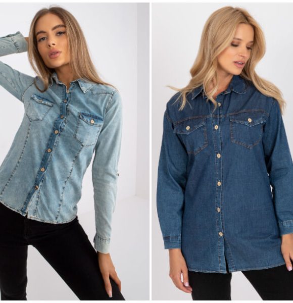 Wholesale women’s denim shirt clothing – discover stylish models