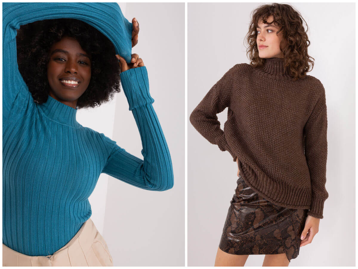 Golf clothes – see how fashionable to wear a turtleneck sweater in winter