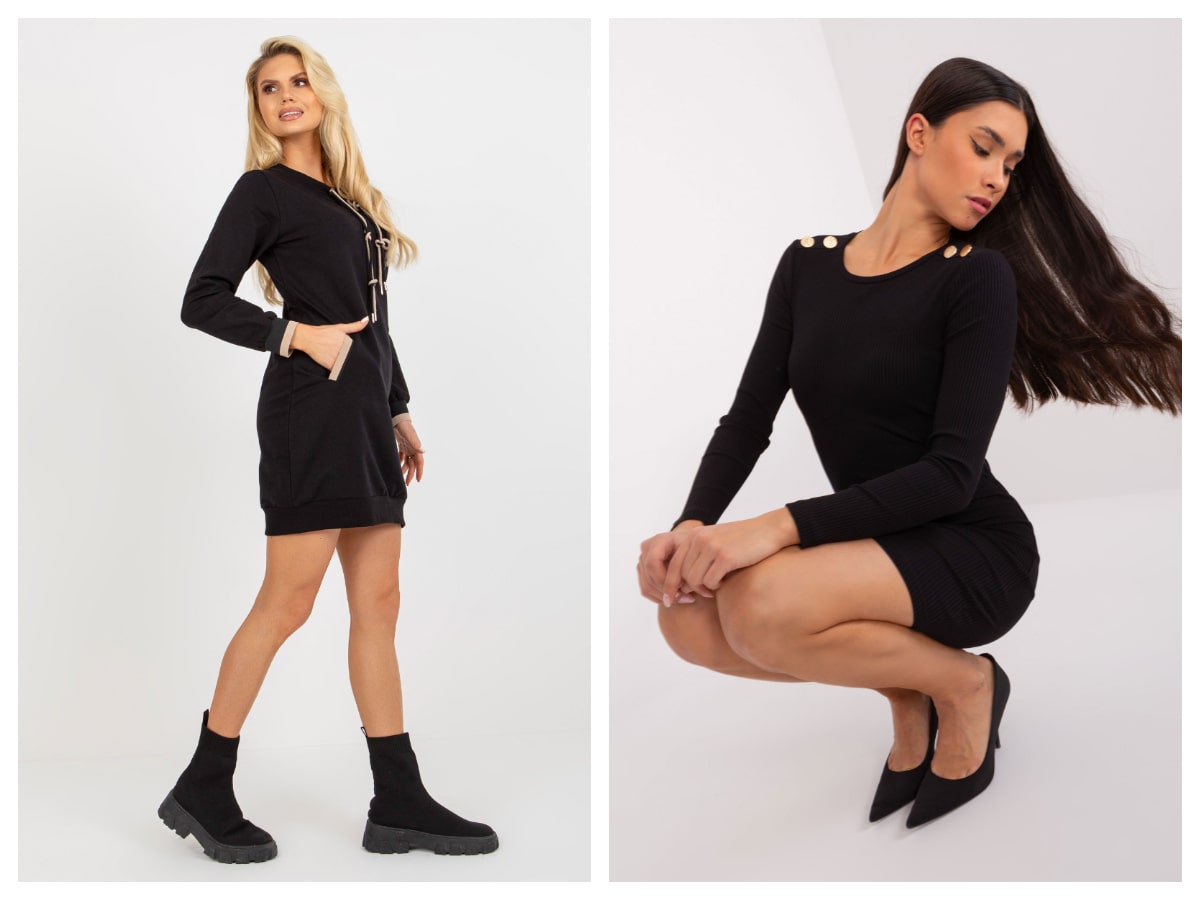 Black basic dress – discover modern trends