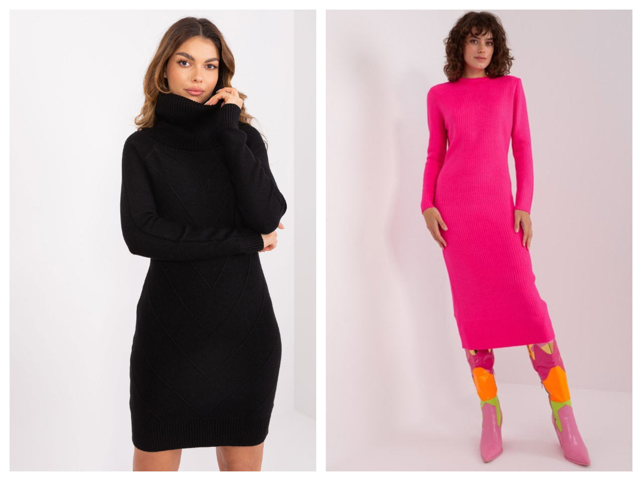 Knitted dress – a wide selection of novelties online