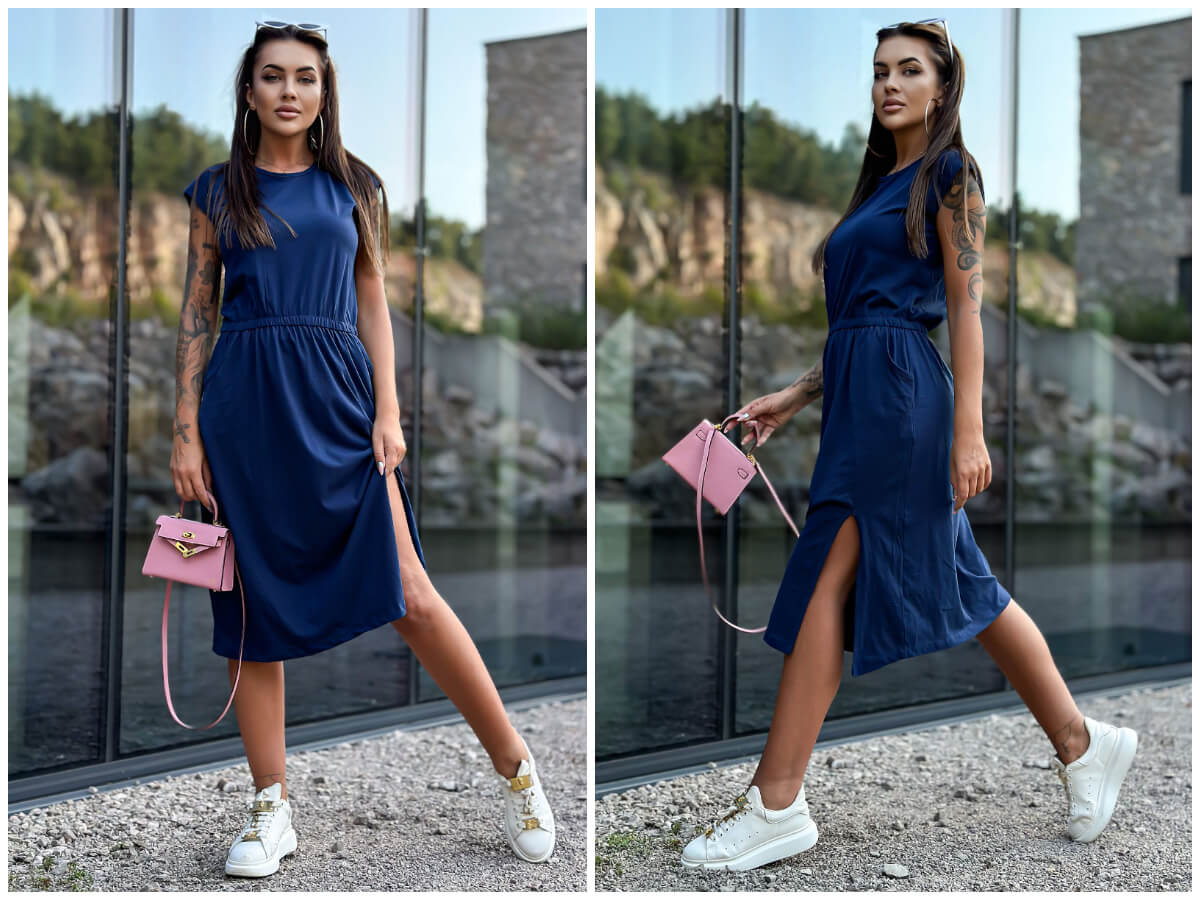 Sneakers for a dress – the most fashionable look for spring