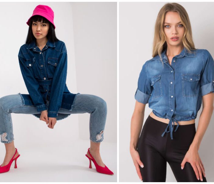 Fashionable women’s denim shirt – a classic in American style