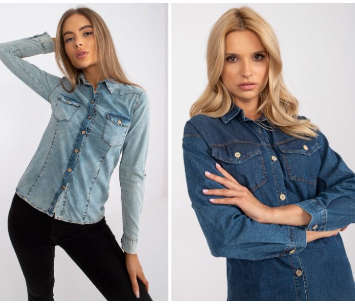 Women’s denim shirt – irreplaceable in casual looks