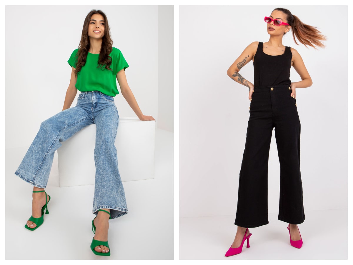 Wide leg jeans – how to style them fashionably?