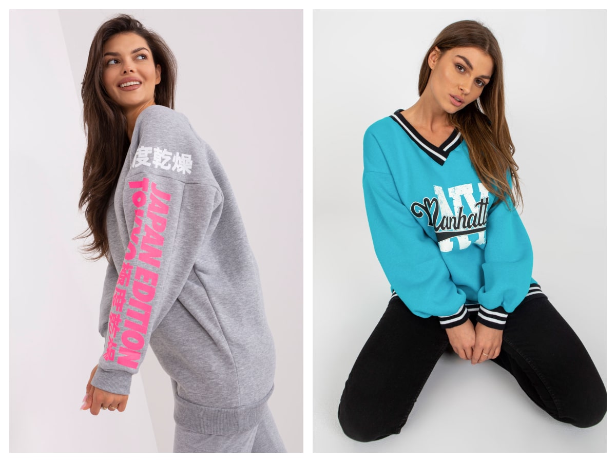 Sweatshirt with print – interesting models that are worth ordering