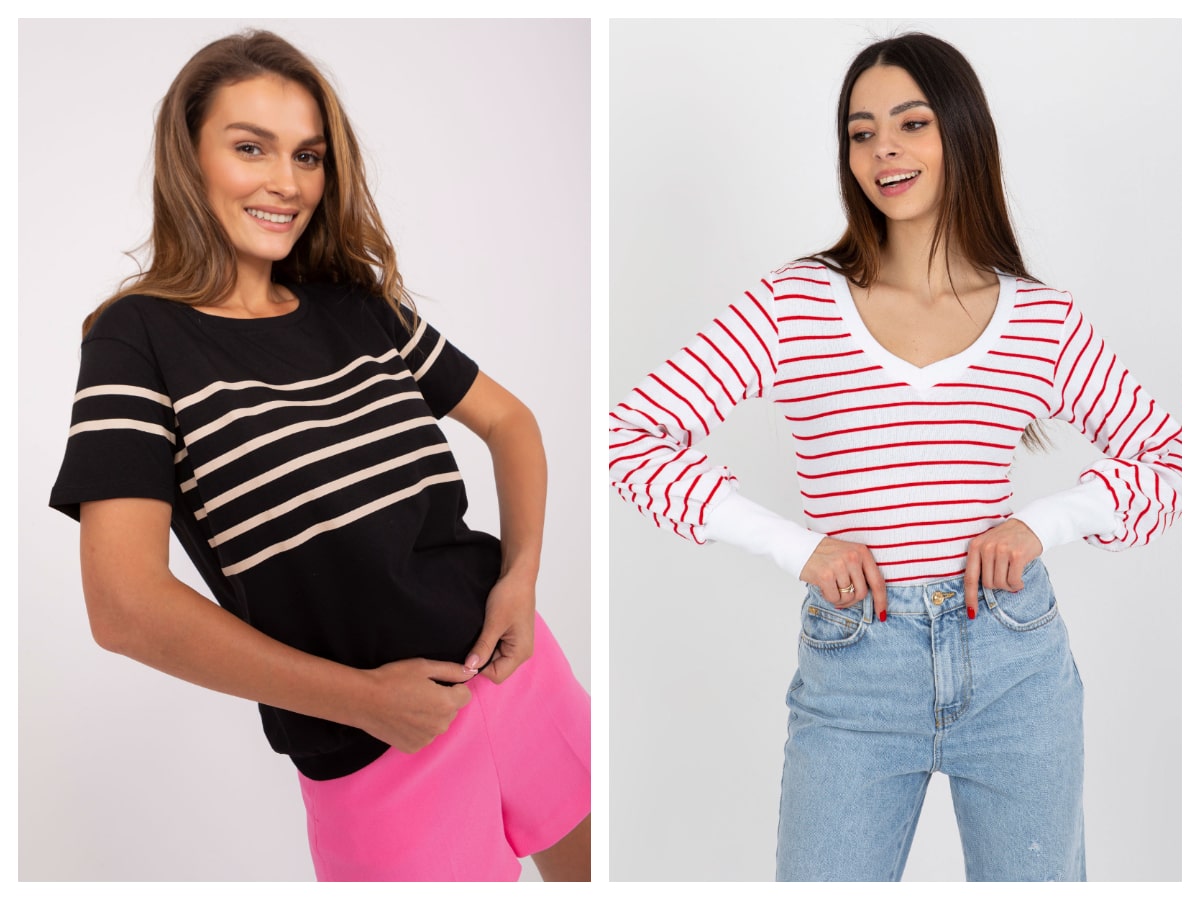 Women’s basic striped blouse – liven up your everyday look