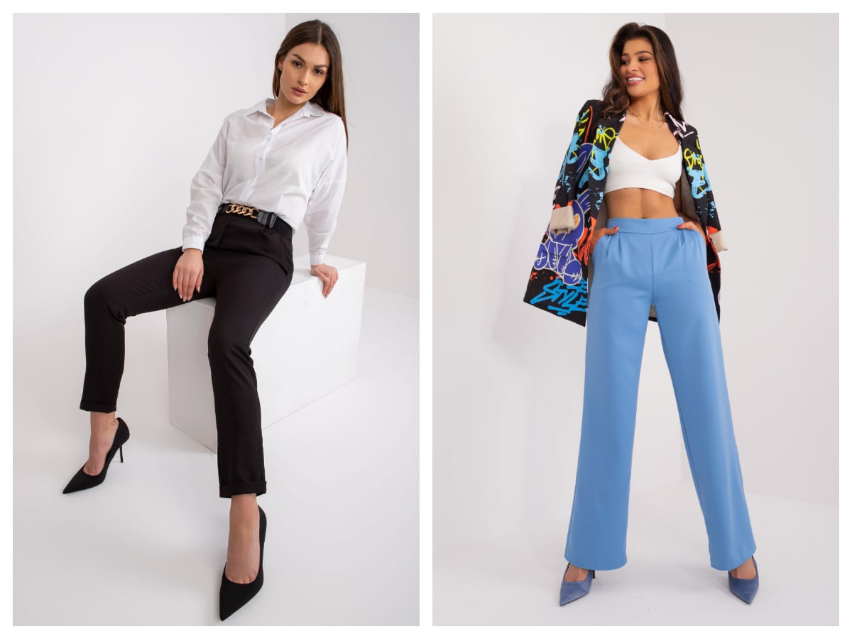 Elegant women’s trousers – fashionable styles and colors