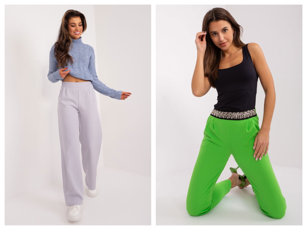 Women’s fabric trousers – check out the novelties