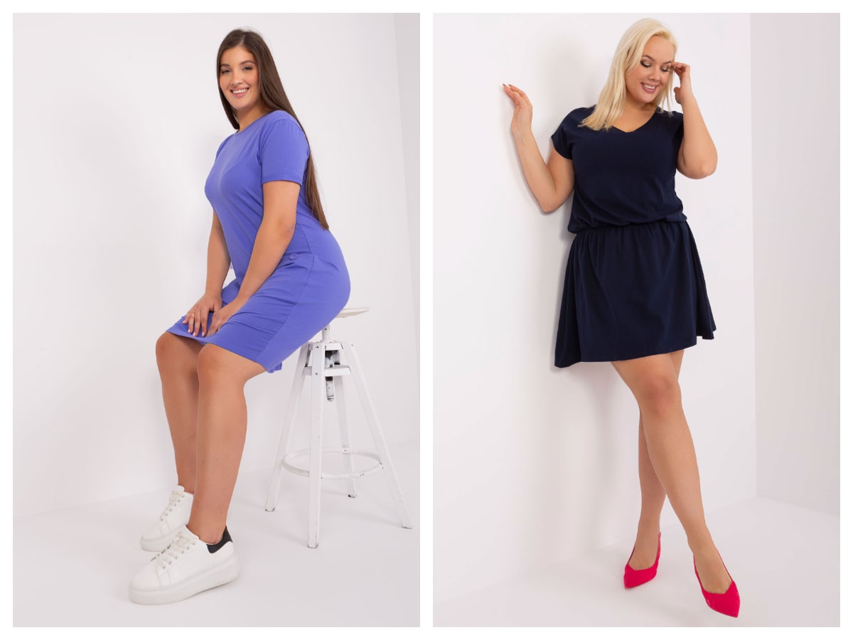 Basic plus size dress – be fashionable in any size