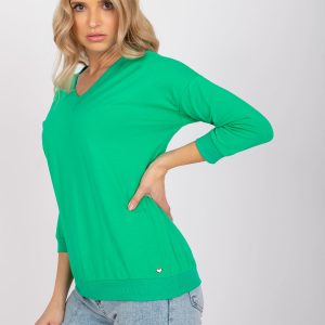 Wholesale Green blouse basic Olive