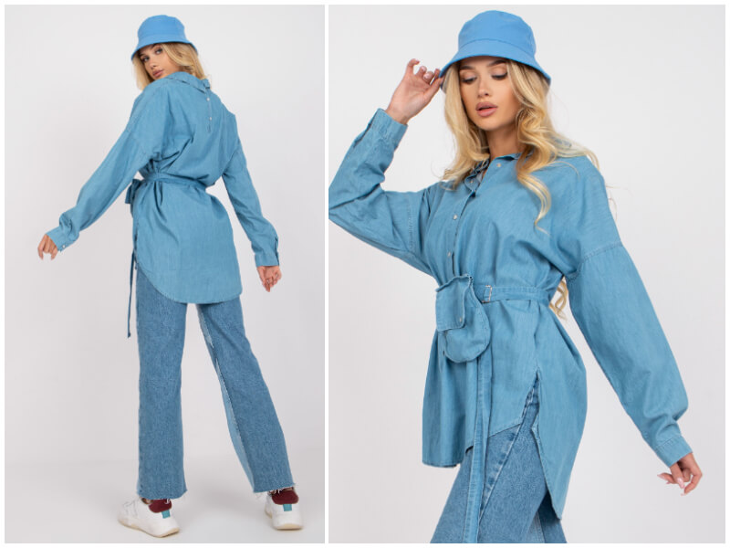 Women’s denim shirt – an iconic element of spring looks