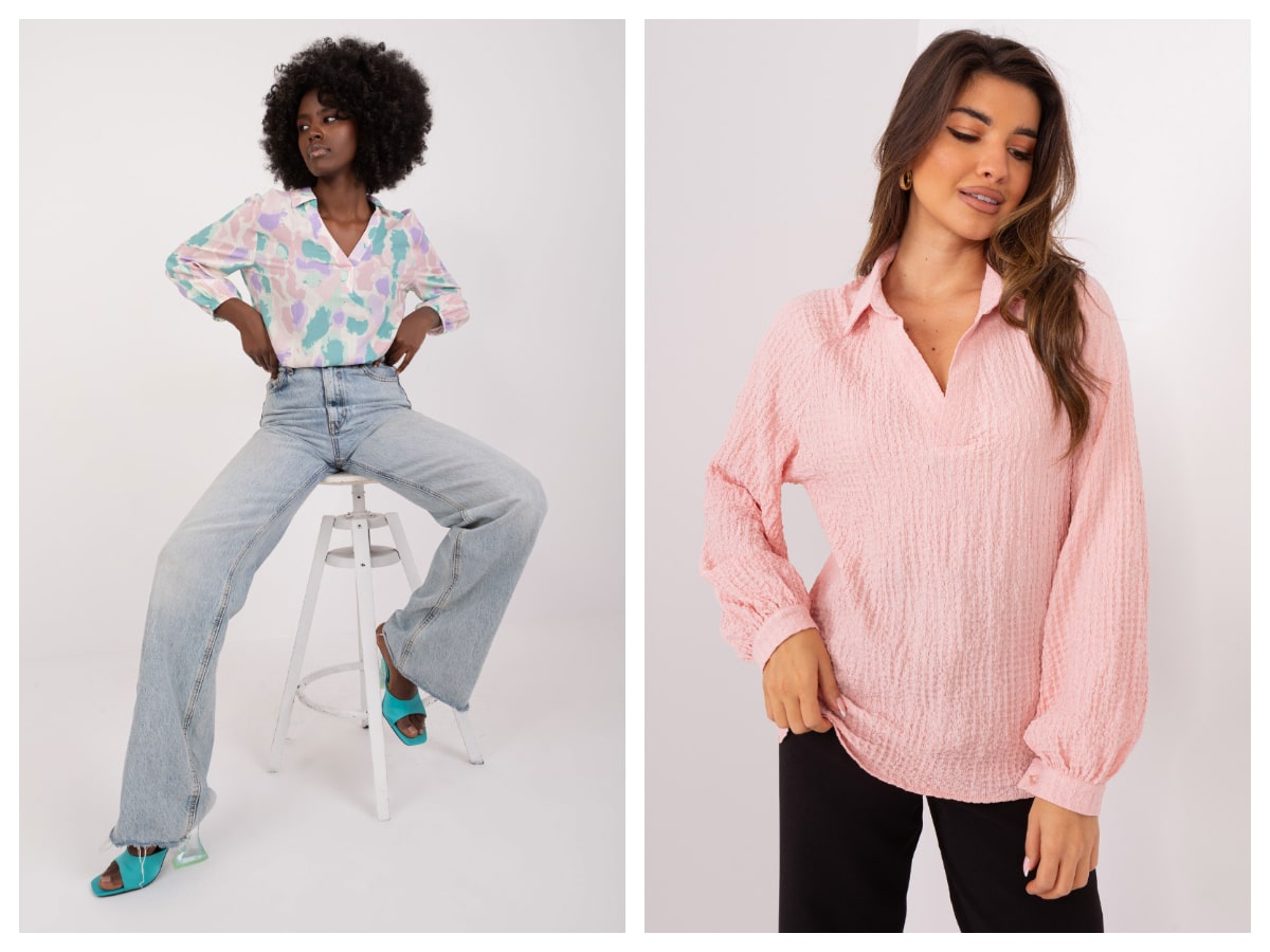 Women’s shirt blouses – the original basis of fashionable styling