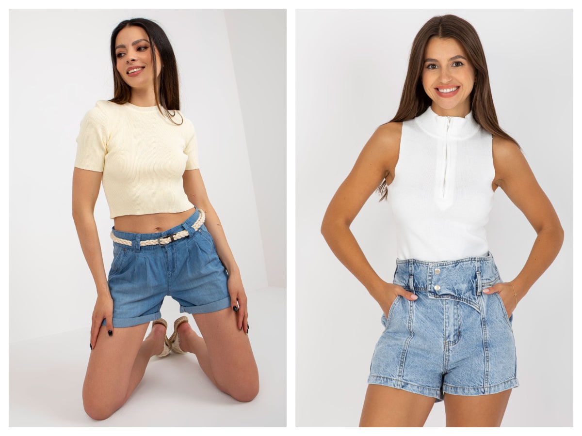 Denim shorts – a must-have of every woman’s wardrobe