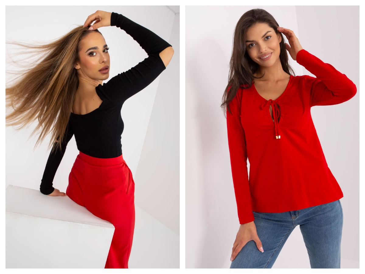 Classic elegance – women’s basic blouse with long sleeves