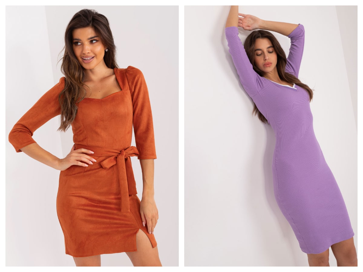 Fitted dresses – a fashionable way to emphasize the figure