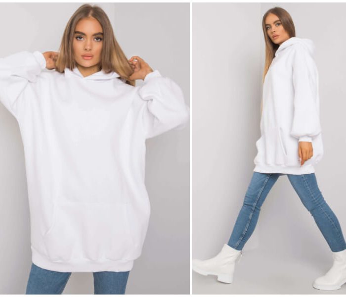 Women’s white sweatshirt – what styles are tops?