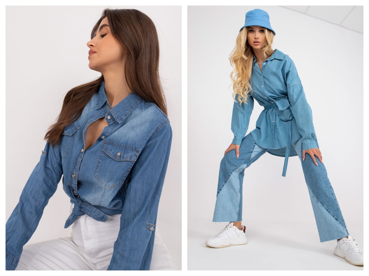 Denim shirt – a key element of a casual look