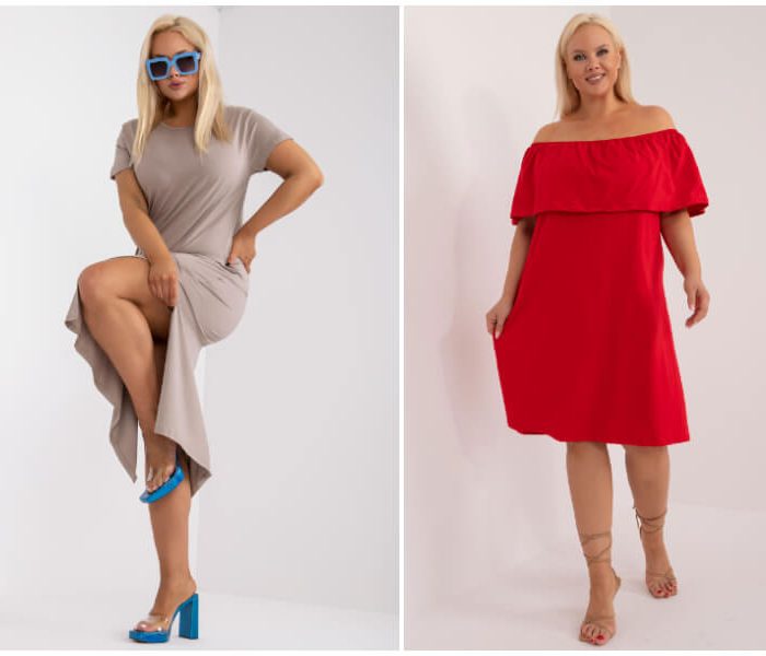 Fashionable large sizes of dresses – the largest selection from clothing wholesalers