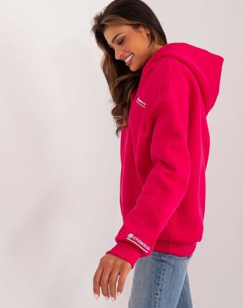 Fuchsia oversized hoodie