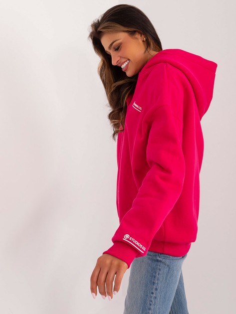 Fuchsia oversized hoodie